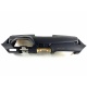 Lamborghini Aventador leather dashboard black with black stitching interior