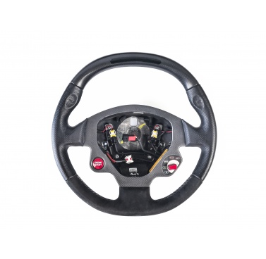 Ferrari F141 599 GTO LENKRAD KARBON STEERING WHEEL LEATHER CARBON BLACK 83493400