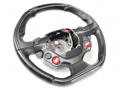 Ferrari F142 458 LENKRAD STEERING WHEEL LEATHER CARBON 865901