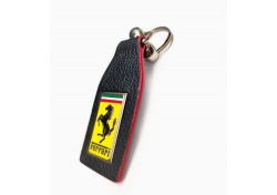 Ferrari Schlüsselanhänger Leder Roter Rand Leather Key Fobs Red Edge 70006152