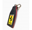 Ferrari Schlüsselanhänger Leder Roter Rand Leather Key Fobs Red Edge 70006152